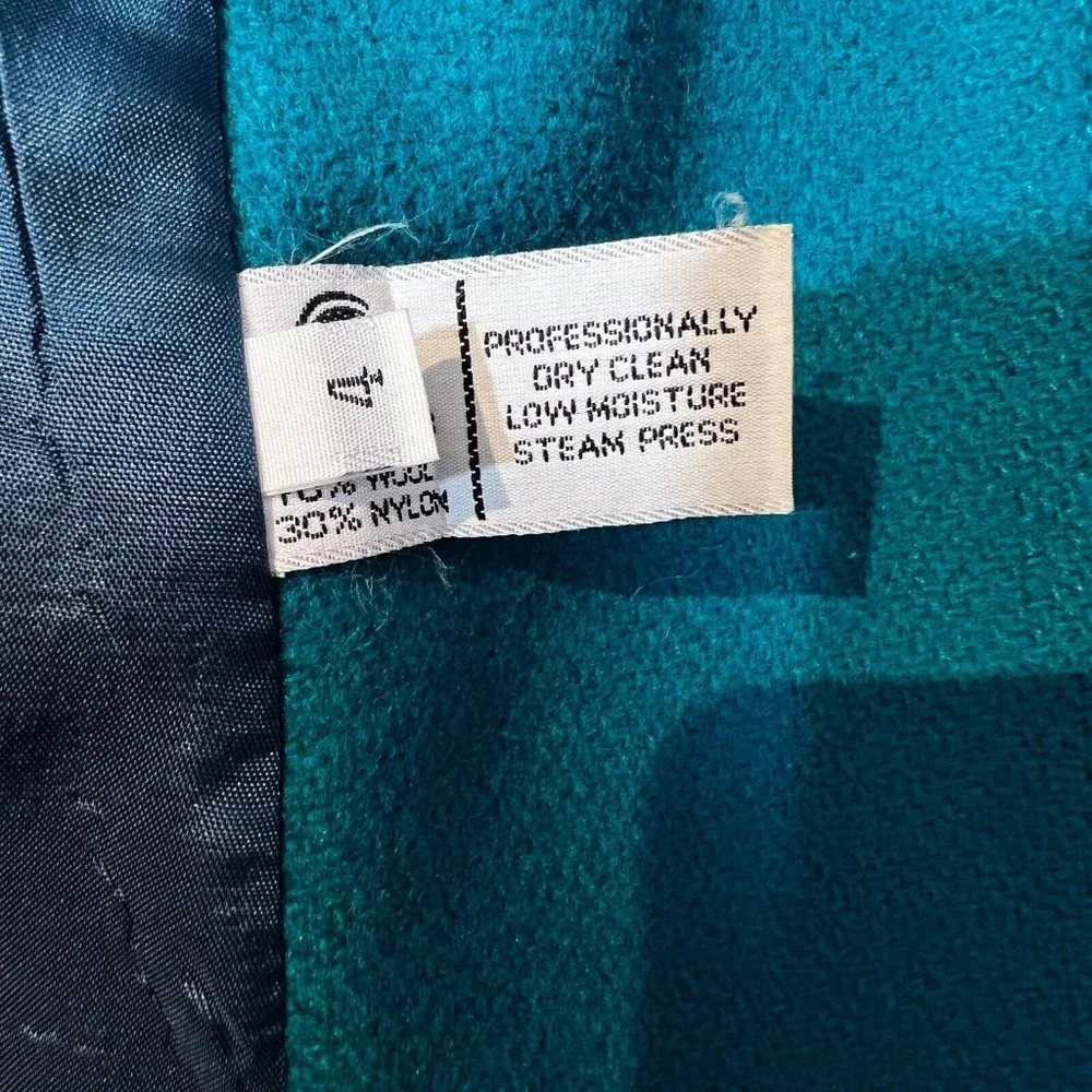 ROTHSCHILD Girls Wool Velvet Turquoise Blue Coat‎ and Snow Pants Leggings Size 4